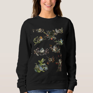 Sweatshirt Oiseaux de jardin Goldfinch Oiseau de nuit Oiseau 
