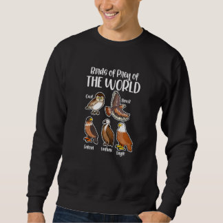 Sweatshirt Oiseaux de Prey Of The World Eagle Falcon Owl Orni