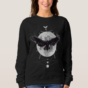 Sweatshirt Okkult Grunge Rose Satan Gothique Punk Metal Goth