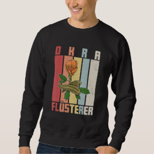 Sweatshirt Okra Vegetable Marshmallow Vegan Vegetarian