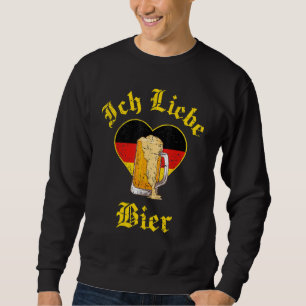 Sweatshirt Oktoberfest Ich Liebe Bière Allemand Festiva bavar