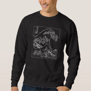 Sweatshirt Old School Authentic Japonais Kanagawa Le Grand W