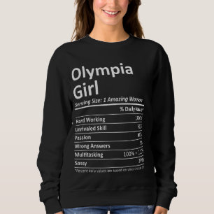 Sweatshirt Olympia Girl Wa Washington Funny City Home Roots U