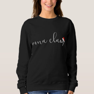 Sweatshirt Oma Claus Grand-Mère Femmes Pour Noël Père Noël Pl
