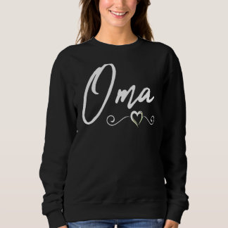 Sweatshirt Oma Joyeuse Fête des Mères Meilleur Oma Jamais Oma