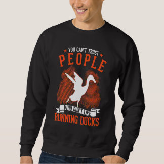 Sweatshirt On ne peut pas faire confiance aux gens qui n'aime
