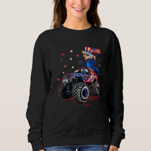 Sweatshirt Oncle Sam Monster Camion 4 juillet Garçons Enfants