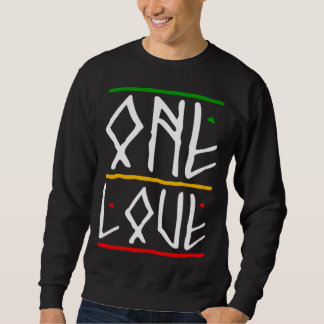 Sweatshirt One Love Rasta Colors Reggae