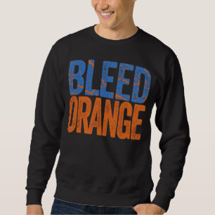 Sweatshirt Orange de soutirage