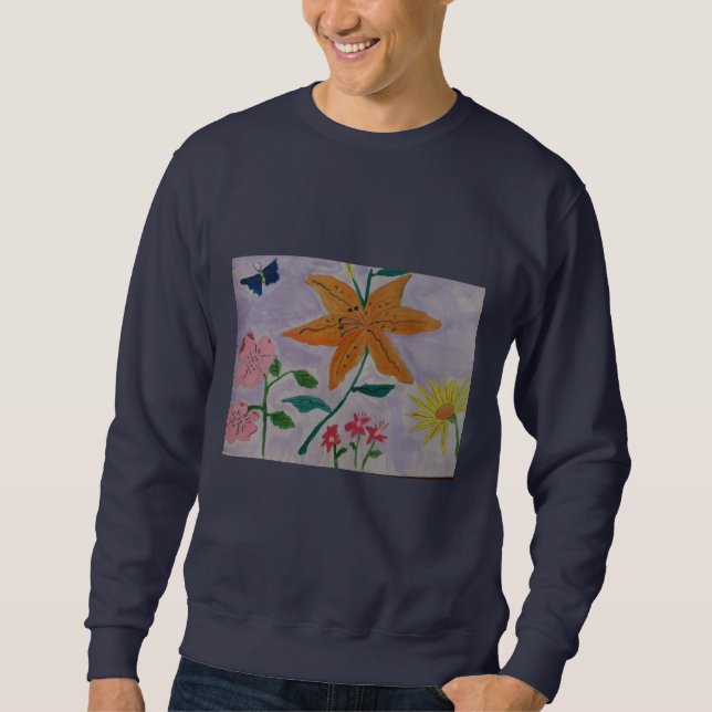 Sweatshirt Orange Lily (Devant)
