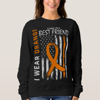 Sweatshirt Orange Pour Mon Meilleur Ami Multiple Sclerosis Aw