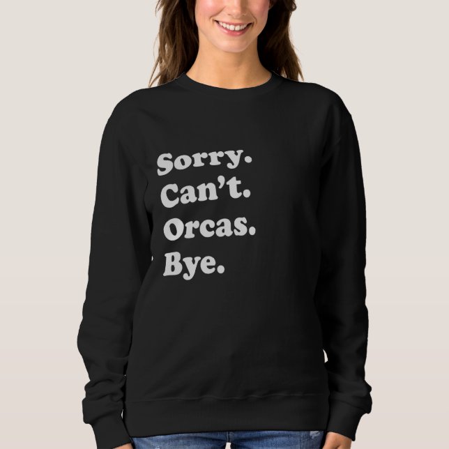 Sweatshirt Orcas Long Sleeve (Devant)