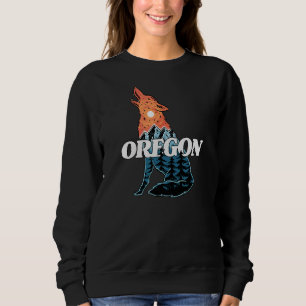 Sweatshirt Oregon Retro Montagnes Vintages & Outdoors Wildern