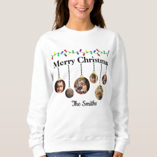Sweatshirt Ornement de Noël personnalisable