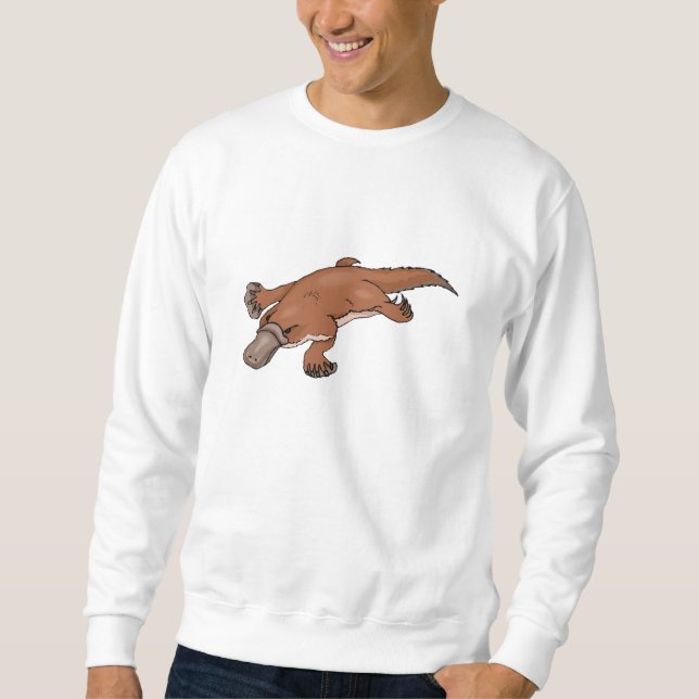 Sweatshirt Ornithorynque Brown (Devant)