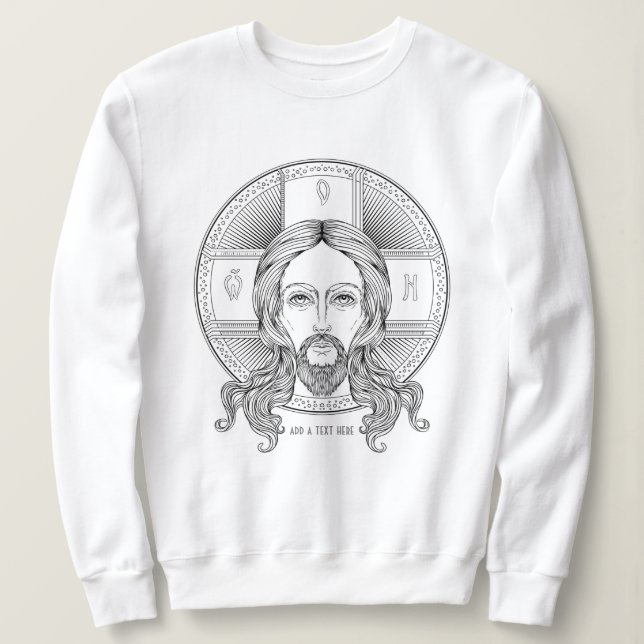 Sweatshirt orthodoxe Jésus-Christ (Design devant)