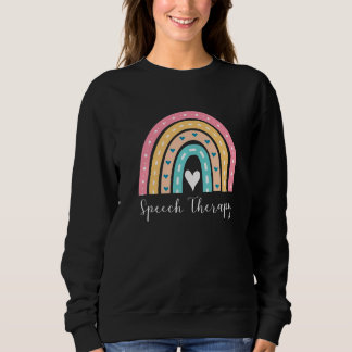 Sweatshirt Orthophonie Arc-en-ciel Mignon Orthophoniste