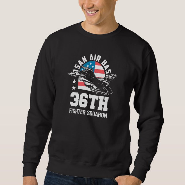 Sweatshirt Osan Air Base 36th Fighter Squadron South Korea So (Devant)