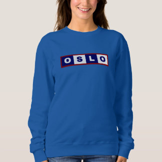 Sweatshirt Oslo City, Norvège Conception minimale