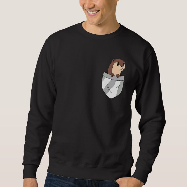 Sweatshirt Otters Saying  Otter (Devant)
