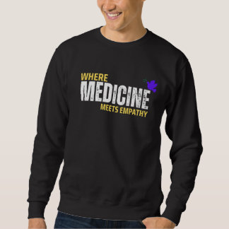 Sweatshirt Où la médecine rencontre l'empathie