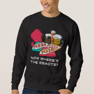 Sweatshirt OÙ SE TROUVE LA DISTANCE PICKLEBALL Pizza Bière