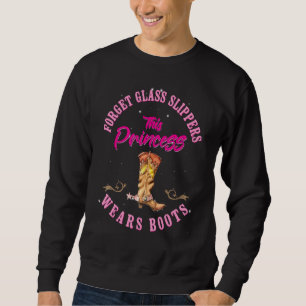 Sweatshirt Oubliez Les Chaussures En Verre Cette Princesse Po