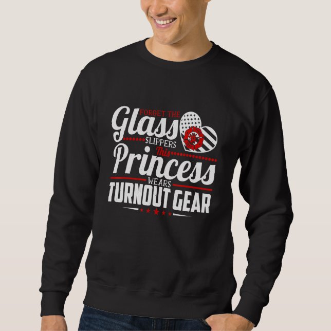 Sweatshirt Oubliez Les Chaussures En Verre Que Cette Princess (Devant)