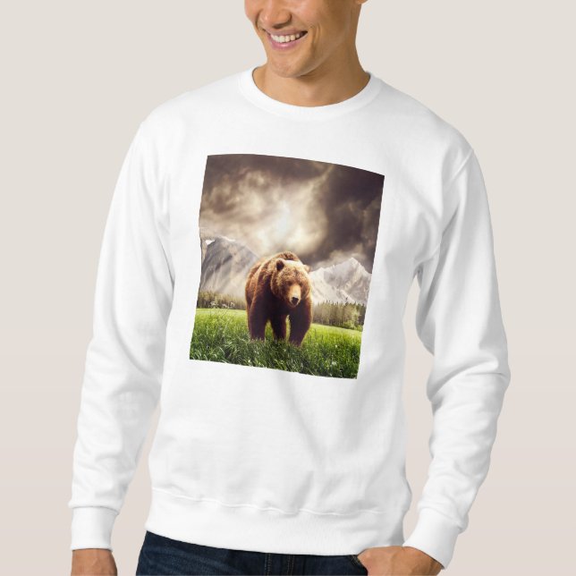 Sweatshirt Ours de montagne (Devant)