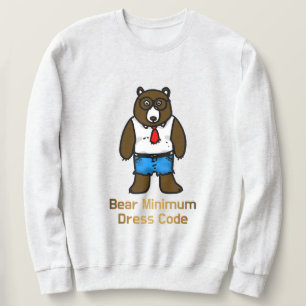 Sweatshirt Ours Minimum Funky Office Pun Art