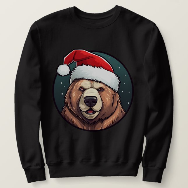 Sweatshirt Ours Noël (Design devant)