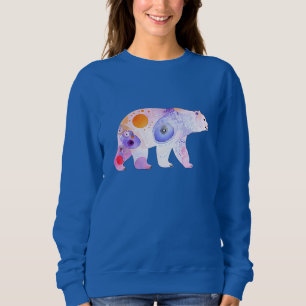 Sweatshirt Ours nordique en aquarelle