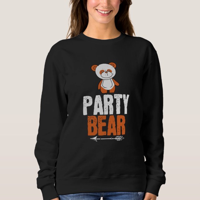Sweatshirt Ours - Ours de fête (Devant)