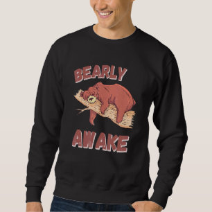 Sweatshirt Ours Sommeil Ours Ours Cubain Oeil Éveil Ours Anim