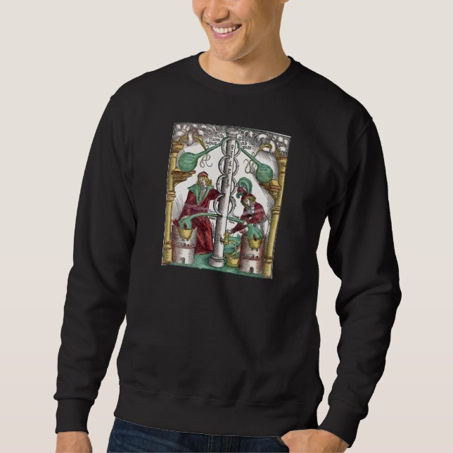 Sweatshirt Outils de laboratoire d'alchimie magique (Devant)