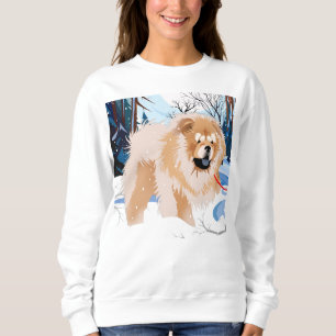 Sweatshirt OVER THE RIVER Red Chow chemise tous les styles