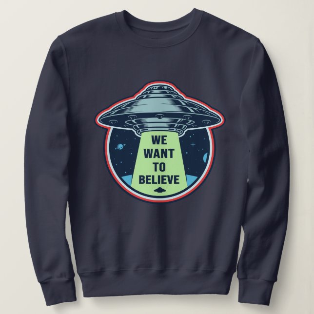 SWEATSHIRT OVNI (Design devant)