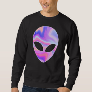 Sweatshirt OVNI couleur tête Alien