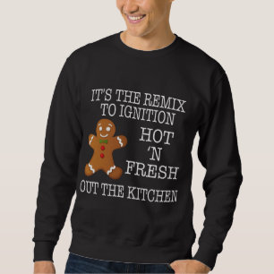 Sweatshirt Pain d'épices de Noël Homme Hot Fresh Out Kit