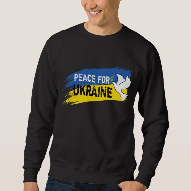 Sweatshirt Paix pour l'Ukraine (Devant)