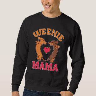 Sweatshirt Pajamas Dachshund Pour Femmes Weenie Mama Animal M