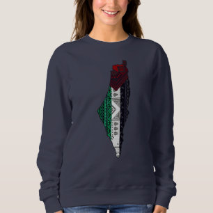 Sweatshirt Palestine Broderie tatreez drapeau Motif gratuit