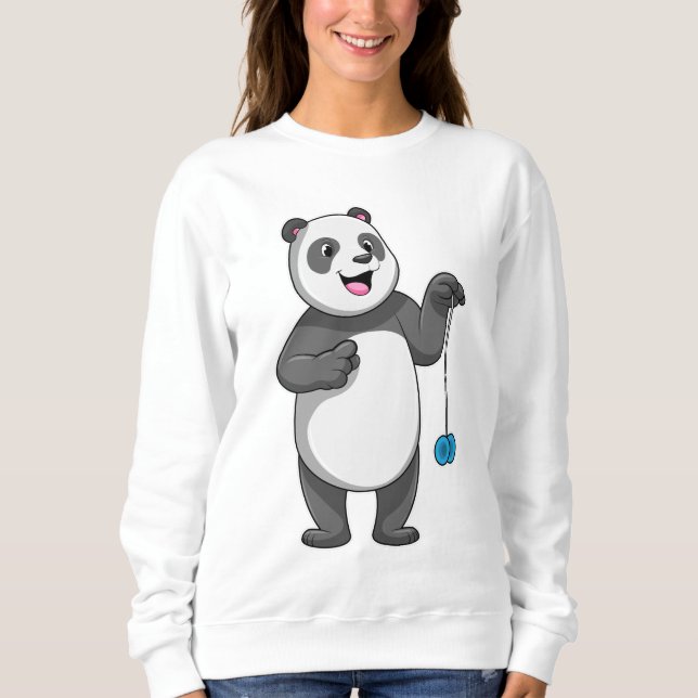 Sweatshirt Panda avec Yo-yo (Devant)