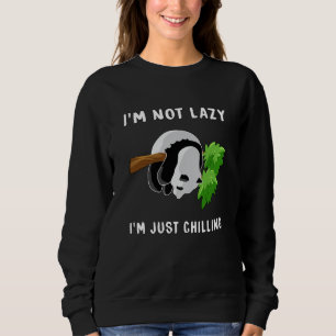 Sweatshirt Panda Bear Cute Animal Pandas Paw Funny Idée cadea