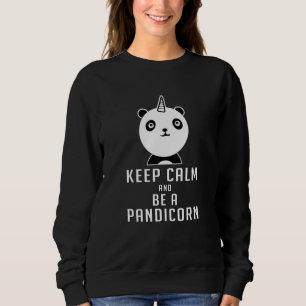 Sweatshirt Panda Bear Pandicorne Garder Calm amusant Idée cad