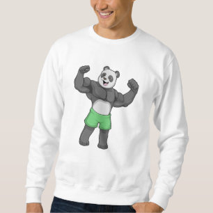 Sweatshirt Panda en Bodybuilder au Bodybuilding