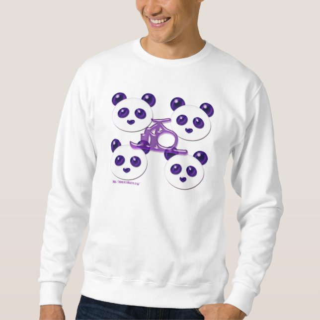Sweatshirt panda méga 5 (Devant)