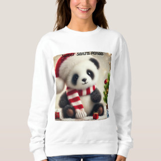 Sweatshirt Panda Noël