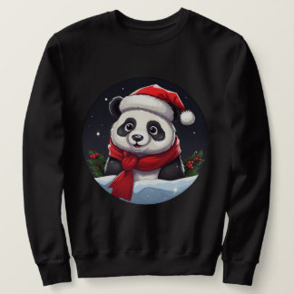 Sweatshirt Panda Noël