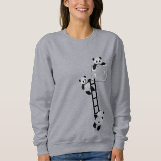 Sweatshirt Pandas dans une poche
